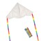 In the Breeze Coloring Delta 30 Inch Kite - Single Line - Ripstop Fabric Kite - Includes Crayons, Kite Line and Bag - Creative Fun for Kids and Adults